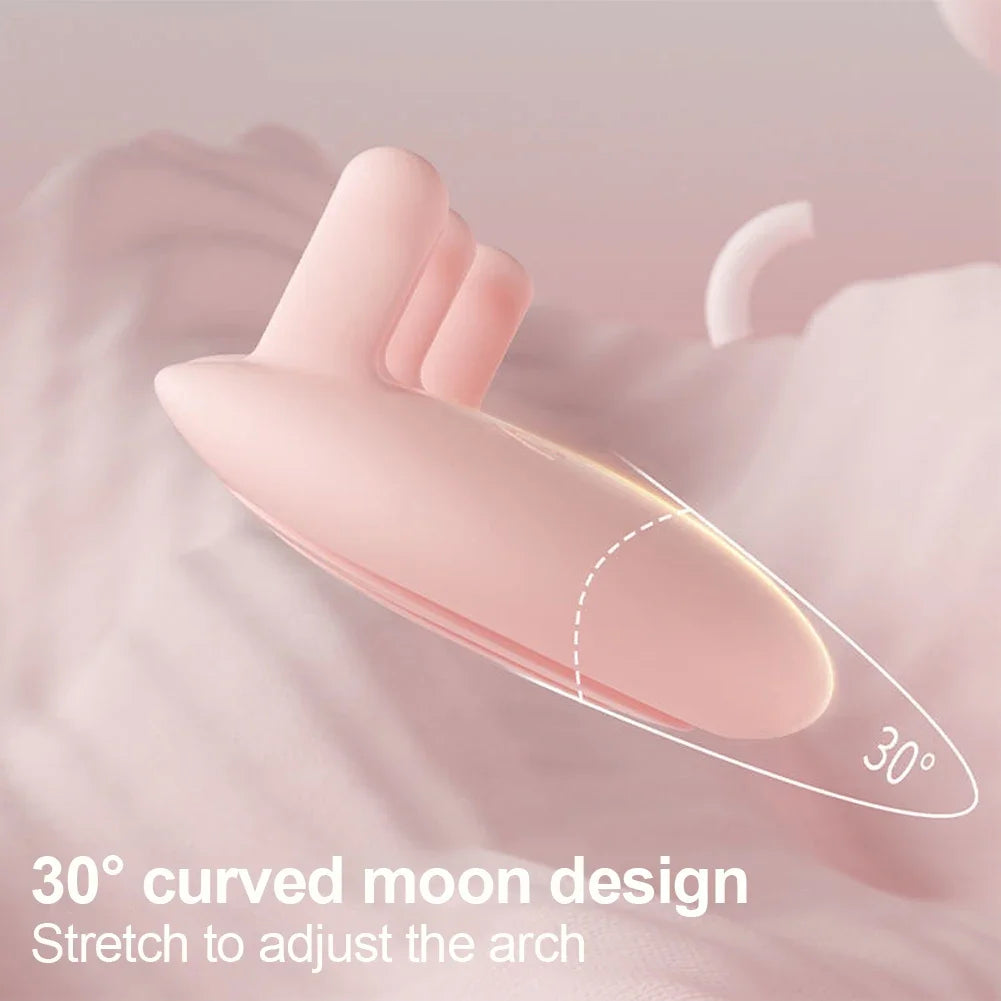 Pink Foot Arch Trainer for Flat Feet, Plantar Fasciitis Relief &Arch Support Strengthening, Portable Arch Metatarsal Exercise Brace for Home and Gym