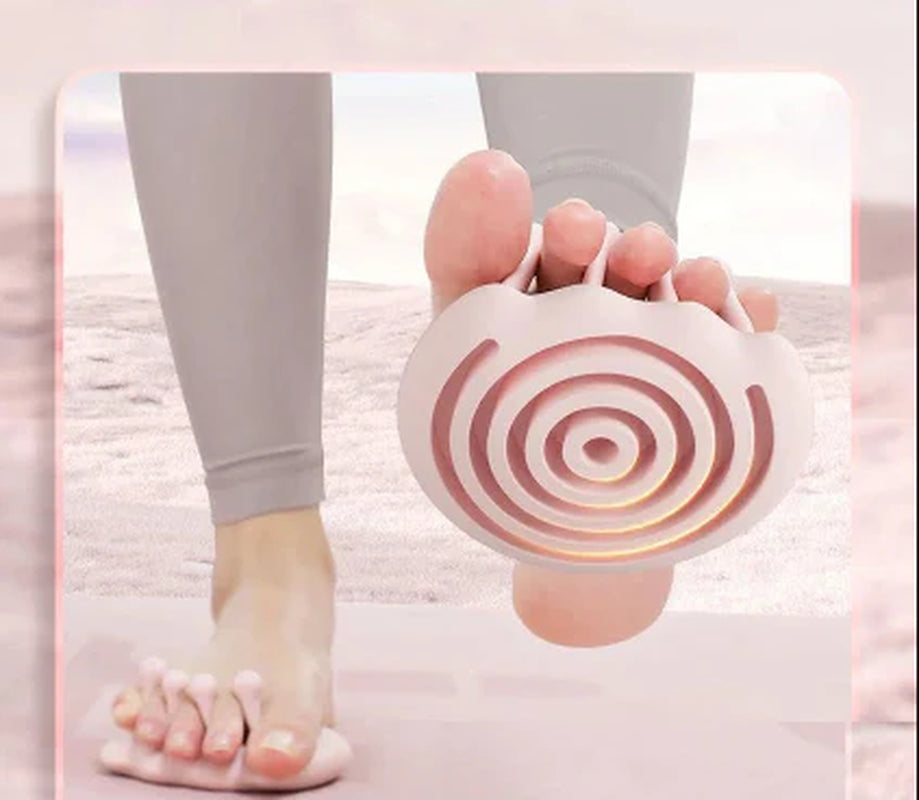 Pink Foot Arch Trainer for Flat Feet, Plantar Fasciitis Relief &Arch Support Strengthening, Portable Arch Metatarsal Exercise Brace for Home and Gym