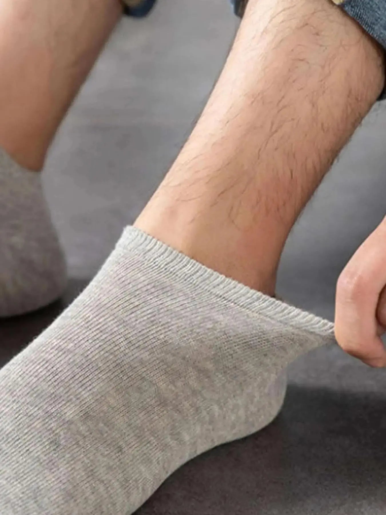 Men'S Solid Color Ankle Socks, Casual Basic Extra Low Cut Socks for Men, Men'S Anklets for Summer, National Day Offers