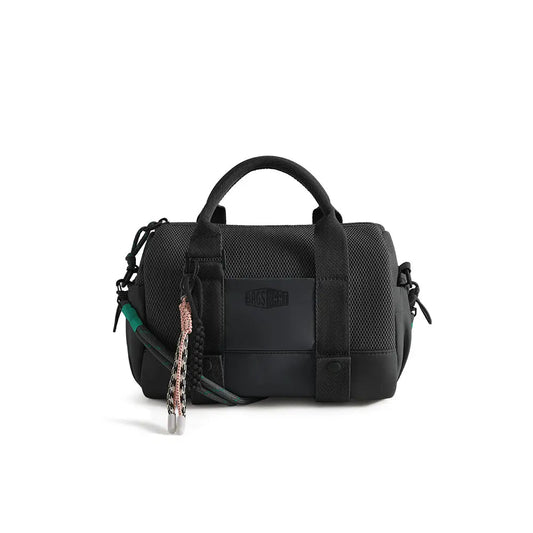 BAGSMART Reiki Mini Gym Compact Duffle Bag (9.84" X 5.9" X 6.69") 5.5L Capacity, Waterproof PVC Pocket, Adjustable Bottom Straps, Elastic Side Pockets, Ideal for Gym & Daily Use Spotlight Day Campaign
