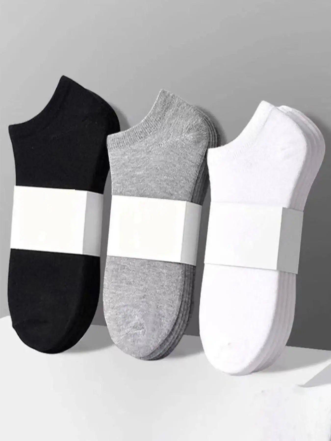 Men'S Solid Color Ankle Socks, Casual Basic Extra Low Cut Socks for Men, Men'S Anklets for Summer, National Day Offers