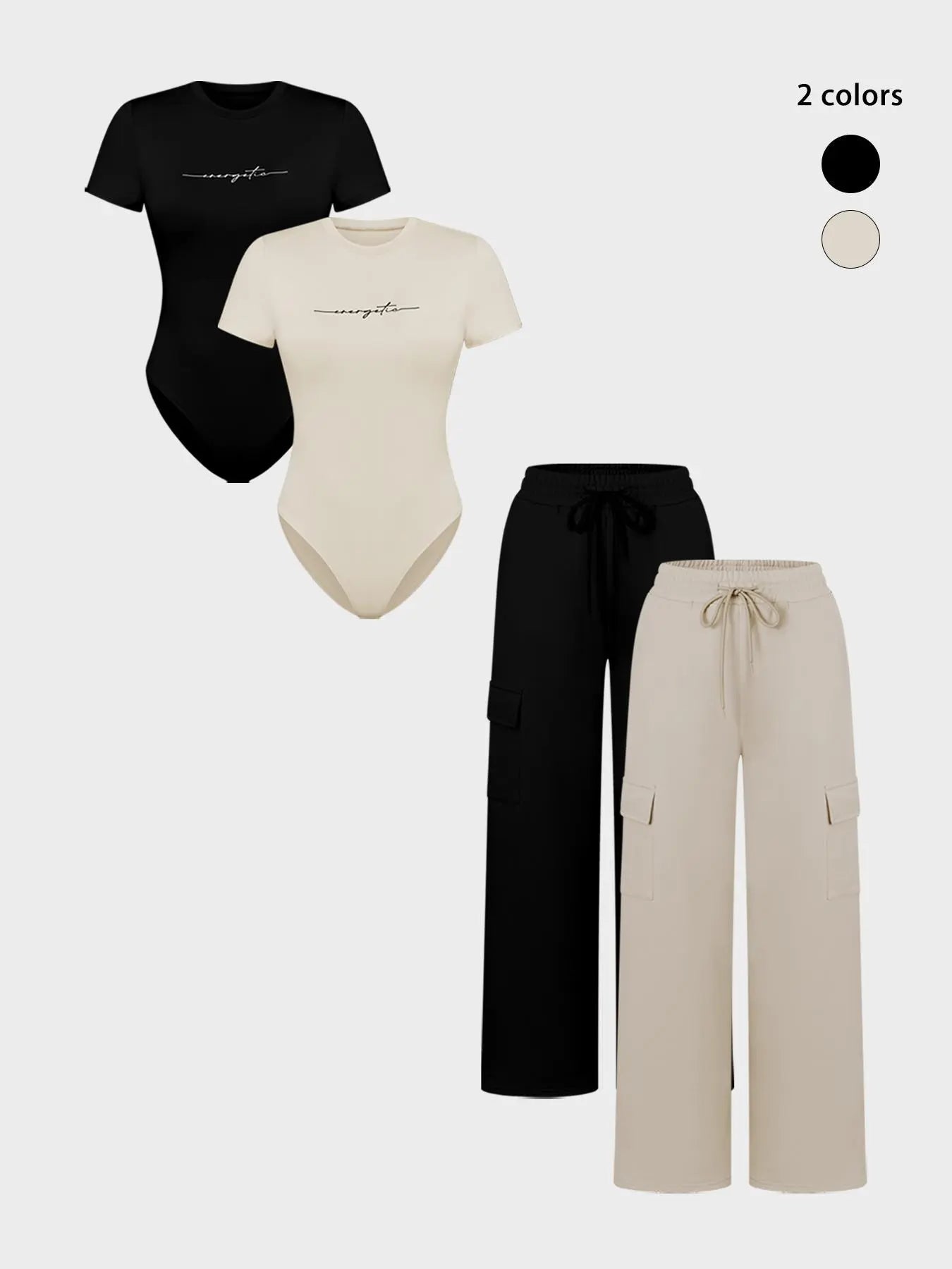 FlexFit Lounge Set – Casual Two-Piece Comfort Wear