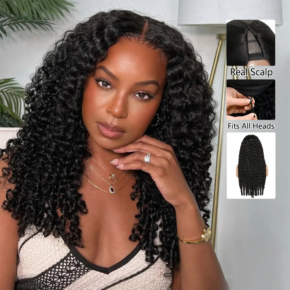[Hot] Cheetahbeauty Upgrade with Drawstring Straight V Part Wigs Human Hair Glueless Body Wave V Part Human Hair Clip in Wigs Beginner Friendly No-Sew in No Glue Ready to Go Wig #Tiktokshopmemorialday #Weeklydeals