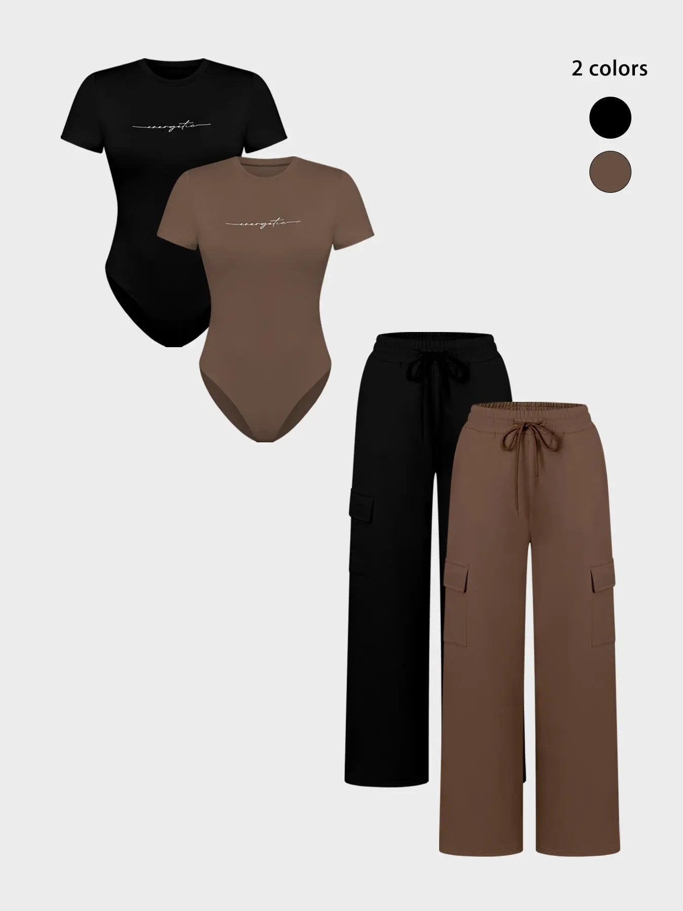 FlexFit Lounge Set – Casual Two-Piece Comfort Wear