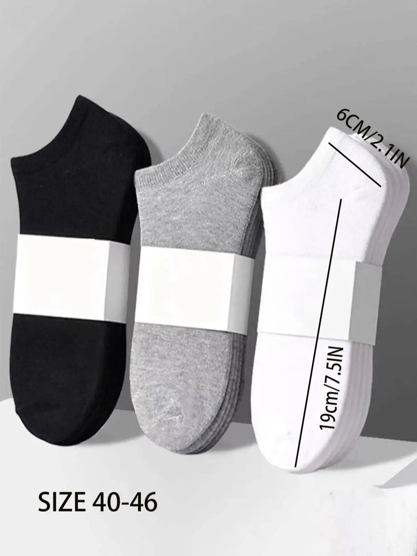 Men'S Solid Color Ankle Socks, Casual Basic Extra Low Cut Socks for Men, Men'S Anklets for Summer, National Day Offers