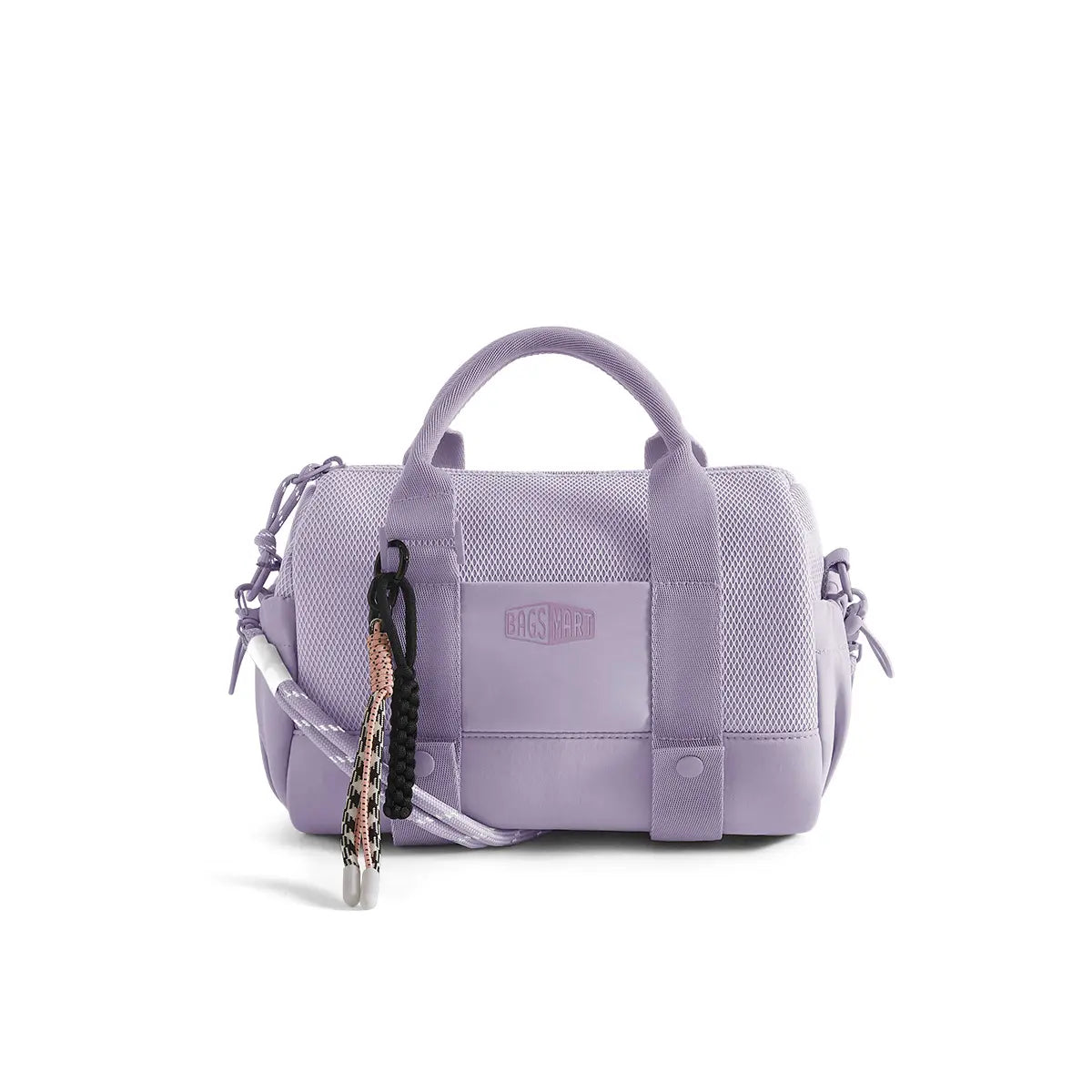 BAGSMART Reiki Mini Gym Compact Duffle Bag (9.84" X 5.9" X 6.69") 5.5L Capacity, Waterproof PVC Pocket, Adjustable Bottom Straps, Elastic Side Pockets, Ideal for Gym & Daily Use Spotlight Day Campaign